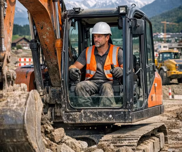 Baumaschinenführer in Baden